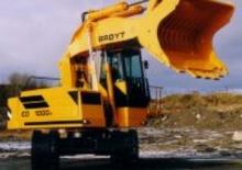 Excavatrice sur pneus BRØYT ED 1000 W