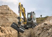Excavatrice sur pneus Wacker Neuson EW 65