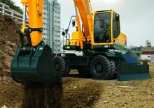Excavatrice sur pneus Hyundai R 210 W 9 A