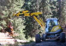 Pelles araignée Menzi M540