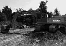 Excavatrice sur chenilles Atlas 340 LC