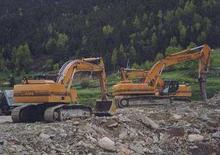Excavatrice sur chenilles Case Poclain 9046