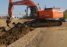 Excavatrice sur chenilles Doosan DX 255 N LC
