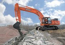 Excavatrice sur chenilles Doosan DX490NLC-3