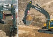 Excavatrice sur chenilles Volvo EC210LC