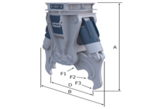 Pinces brise béton FRD VX130ER 