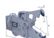 Pinces brise béton FRD VXM17ERP
