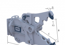 Pinces brise béton FRD VXM25ERM