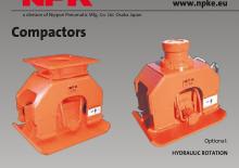 Plaques vibrantes montables NPK C-3DR