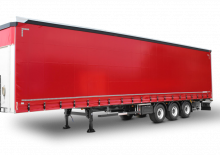 Plateforme semi-remorque rideaux collissants Schwarzmüller 3-axle large-scale sliding tarpaulin platform semitrailer - coil
