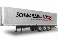 Plateforme semi-remorque rideaux collissants Schwarzmüller 3-axle ultralight platform semitrailer - coil