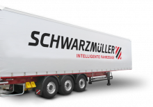 Plateforme semi-remorque rideaux collissants Schwarzmüller 3-axle ultralight sliding tarpaulin platform semitrailer - coil