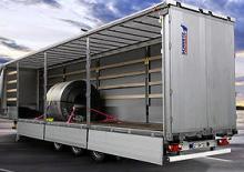 Plateforme semi-remorque rideaux collissants Schmitz Cargobull S.CS COIL