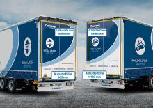 Plateforme semi-remorque rideaux collissants Krone SDP 27 eLG4-CS