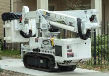 Nacelles à bras articulés montées sur remorque Altec AT37GW