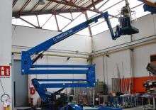 Nacelles à bras articulés sur chenilles CTE Traccess 230 E