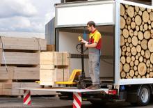Chargement montées sur camions MBB Palfinger MBB C 750 S
