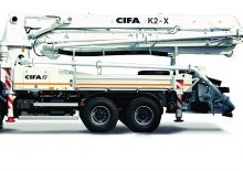 Pompes à béton montées sur camion CIFA K2X