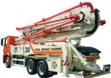 Pompes à béton montées sur camion Mecbo AUT 38 P6.110