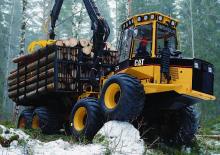 Porteurs forestiers Caterpillar 554