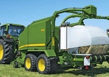 Presses à balles rondes John Deere 744 Premium MaxiCut Kombi