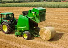 Presses à balles rondes John Deere 854