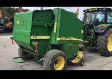 Presses à balles rondes John Deere 578 Premium
