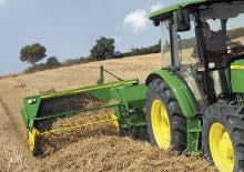 Presses de grandes balles + à haute pression John Deere 349