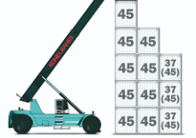 Reach stacker Konecranes SMV 4545 TCX 5