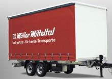 Remorque plateau rideaux collissants Müller Mitteltal EAL-TA 13,5