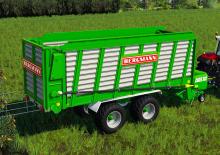Remorques autochargeuses d'ensilage L. Bergmann Carex 38 S