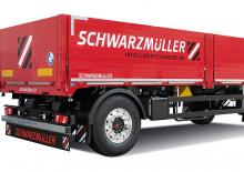 Remorques/bennes Schwarzmüller 2-axle platform trailer - building materials