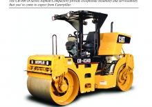 Rouleaux vibrants tandem Caterpillar CB-434D XW