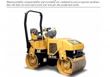 Rouleaux vibrants tandem Caterpillar CB214E