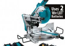 Scies à onglets sans fil Makita XSL04PTU