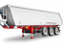 Semi-remorques/bennes Schwarzmüller 3-axle full aluminium hollow profile tipper semitrailer