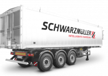 Semi-remorques/bennes Schwarzmüller 3-axle large-scale aluminium hollow profile tipper semitrailer