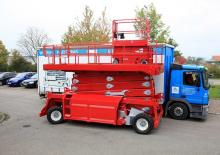 Nacelles ciseaux X su roues PB PB S240-24E 4x4