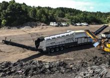 Tamiseurs mobiles avec tambour Terex Ecotec Phoenix 3300
