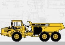 Tombereaux articulés Volvo A25C