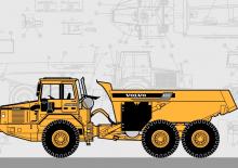 Tombereaux articulés Volvo A30C