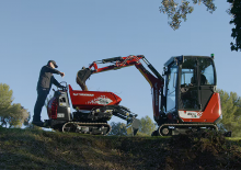 Tombereaux électriques sur chenilles Yanmar C08e