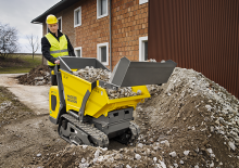 Tombereaux électriques sur chenilles Wacker Neuson DT10e