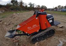 Tombereaux électriques sur chenilles Kubota KC70VSL-4e