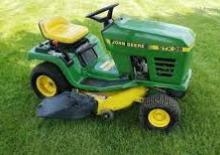 Tondeuses à gazon autoportées et tracteurs de jardin John Deere STX38 Yellow Deck