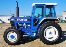 Tracteurs roues arrière Ford-NH 7710