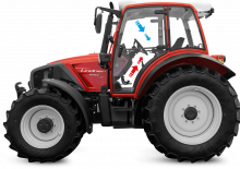 Tracteurs 4WD Lindner Geotrac 104 ep