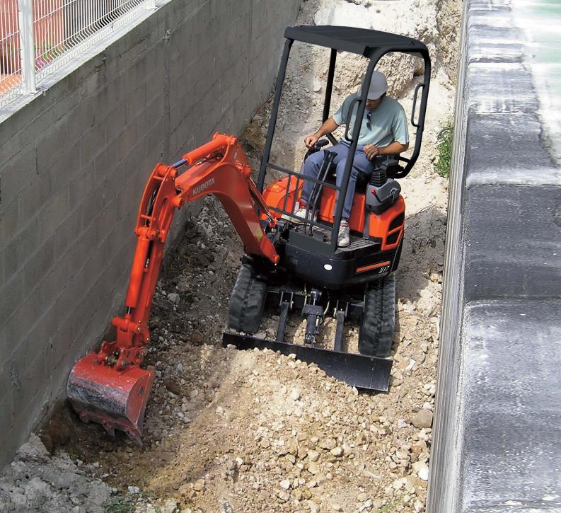 Kubota U17 Fiches techniques & données techniques (20192024) LECTURA