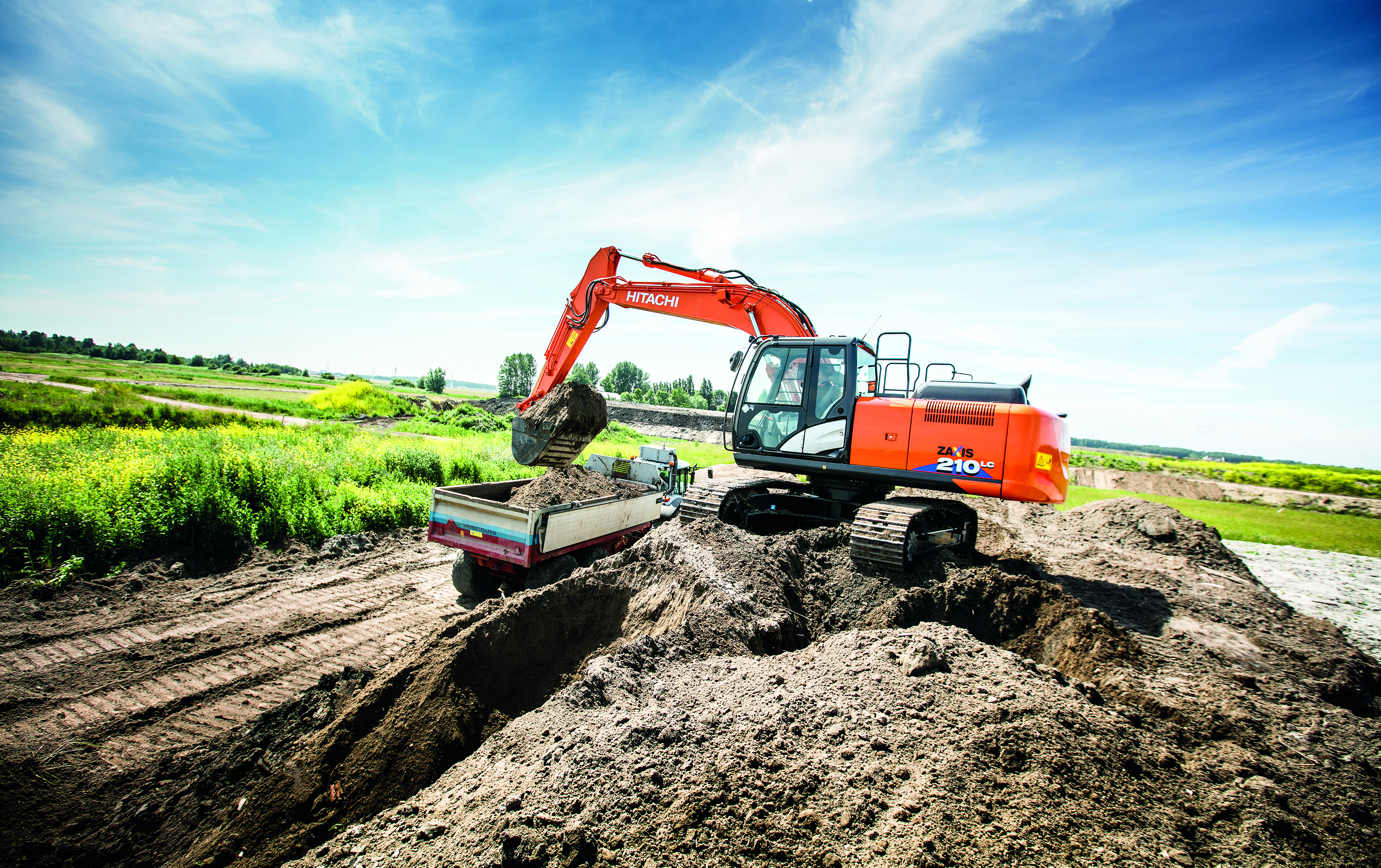 Hitachi ZX210LC-6 Fiches techniques & données techniques (2016